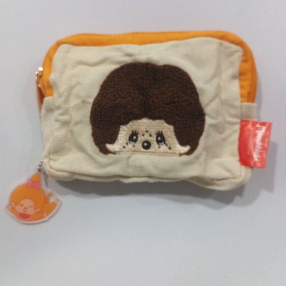 Monchhichi pouch with charm - Picture 3 of 6